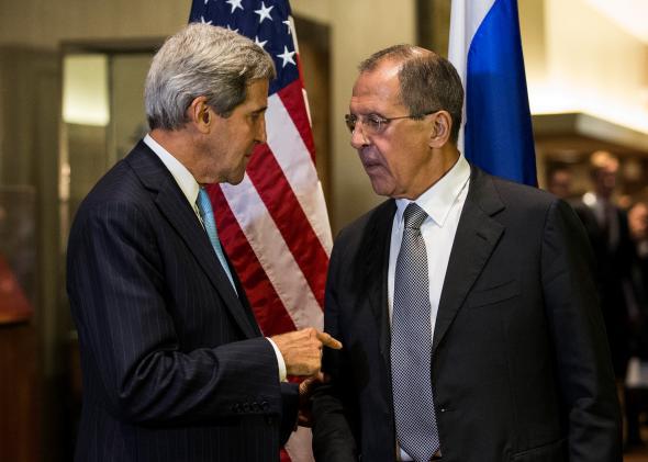 U.S. Secretary of State John Kerry and Russian Foreign Minister Sergei Lavrov