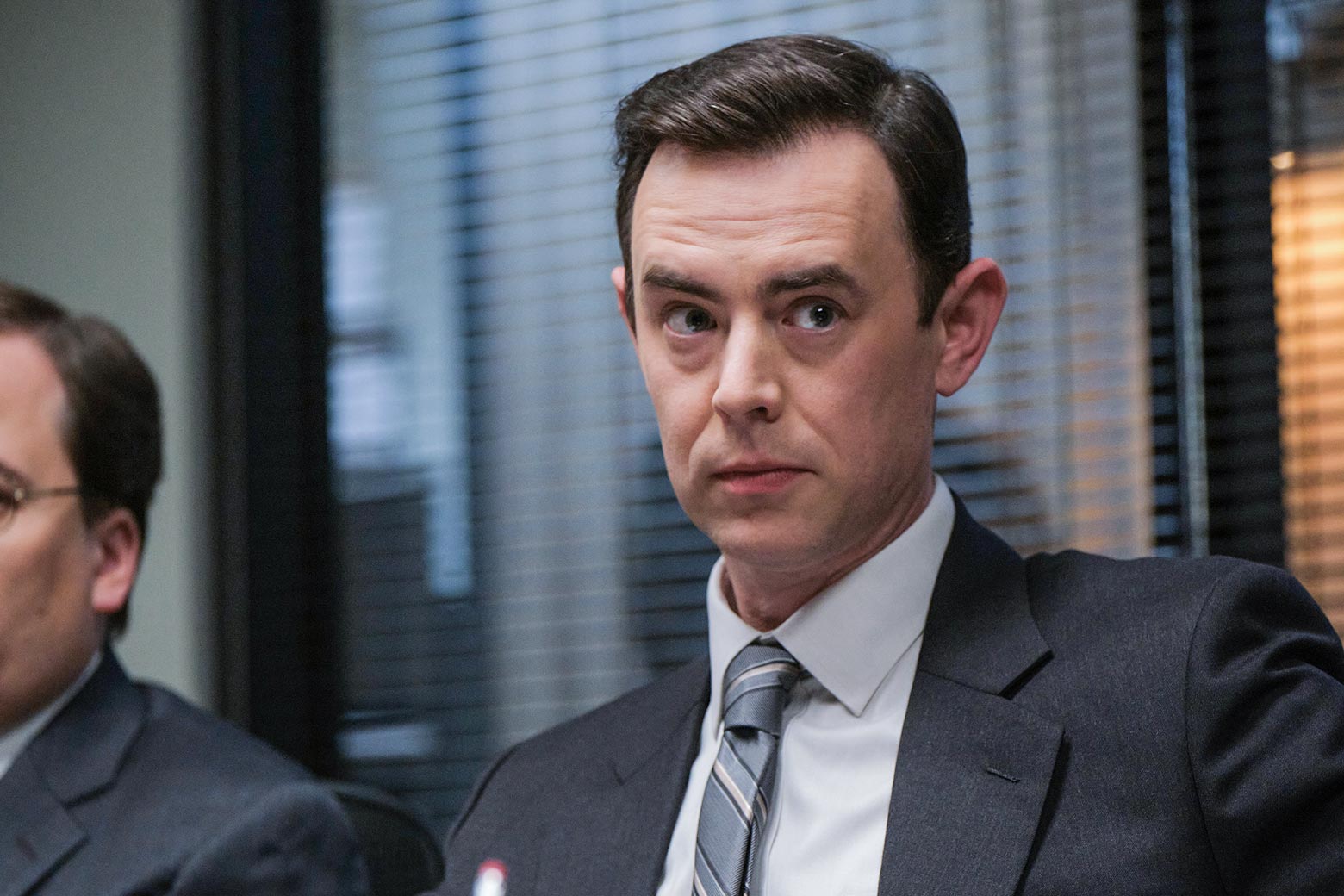 Colin Hanks as Mike Emmick in Impeachment