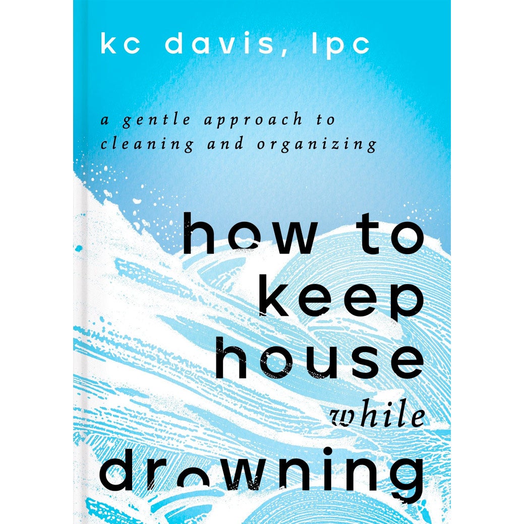 How to Keep House While Drowning book cover depicting waves crashing