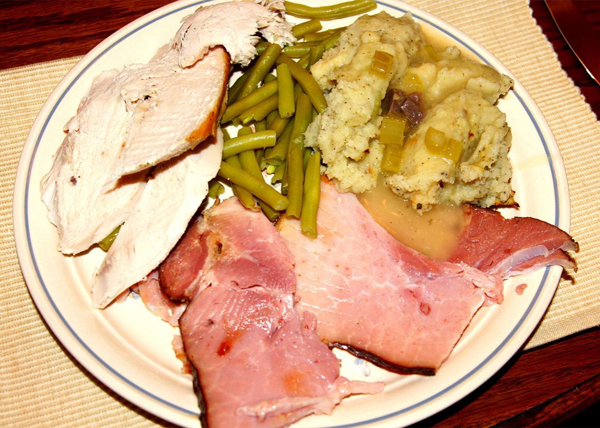 Thanksgiving plate.