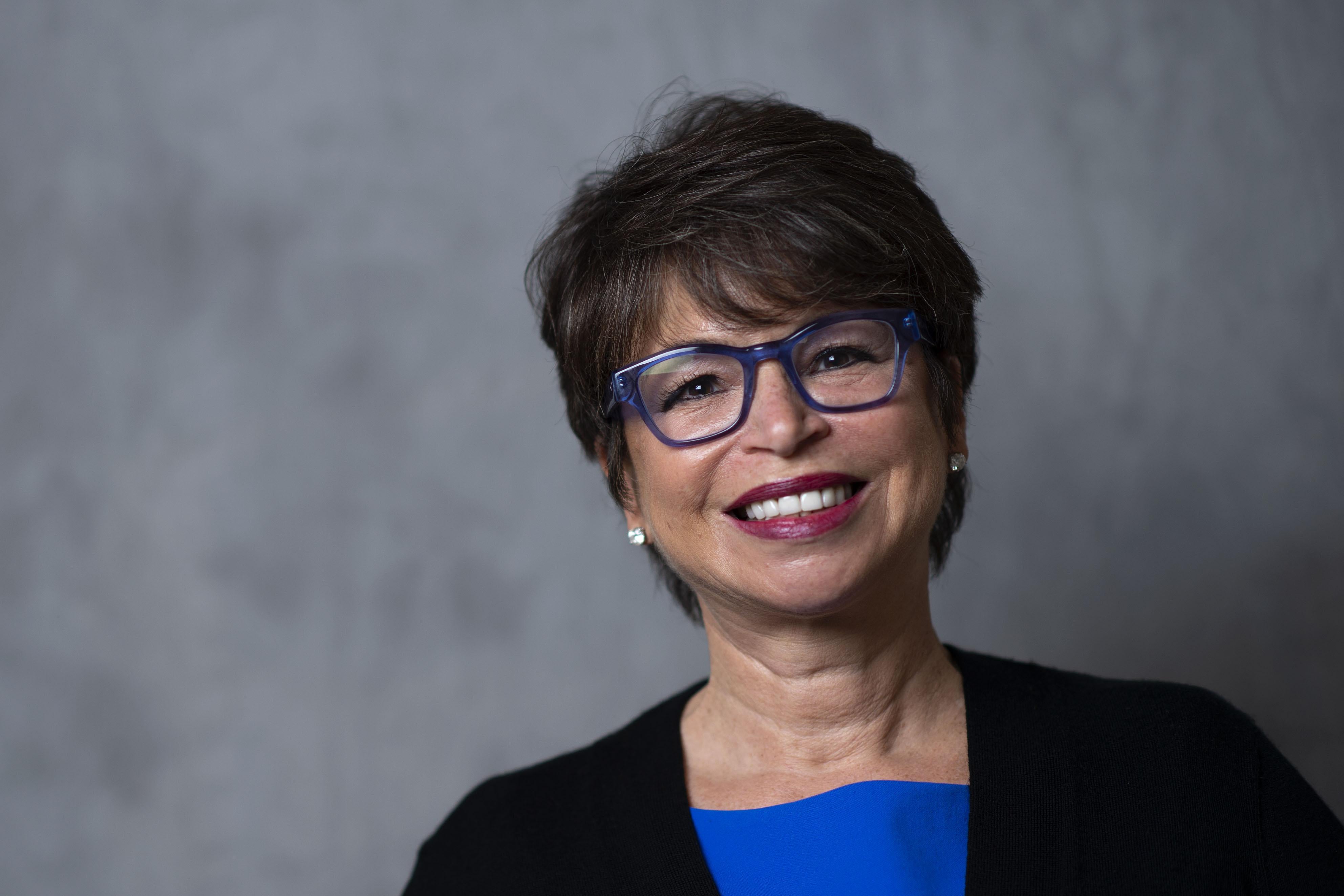 Civic leader Valerie Jarrett attends the United State of Women Summit on May 5, 2018, in Los Angeles, California. (Photo by VALERIE MACON / AFP)        (Photo credit should read VALERIE MACON/AFP/Getty Images)