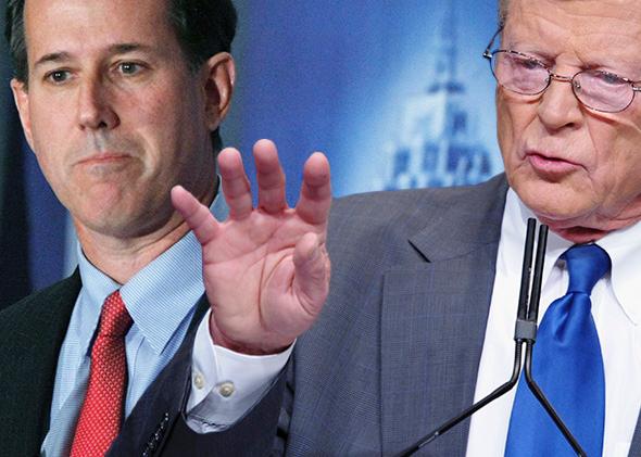 Rick Santorum, James Inhofe