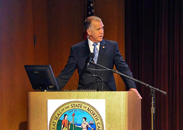 North Carolina House Speaker Thom Tillis, in April 2013. 