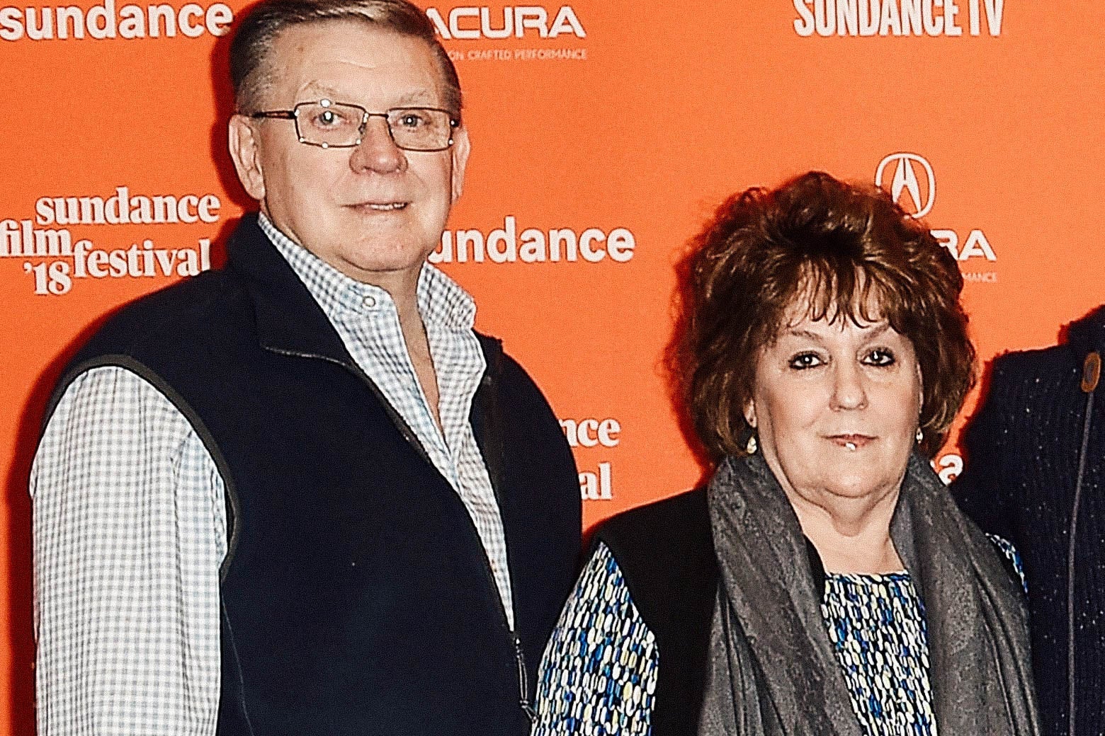 Joseph and Darlene Kiger at the Sundance Film Festival.