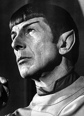 Leonard Nimoy as Mr Spock