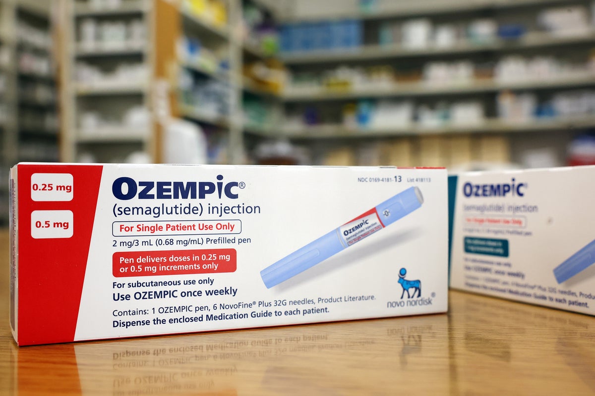 An Ozempic needle injection pen is seen in this illustration photo in  News Photo - Getty Images