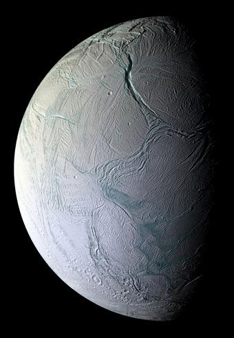 Enceladus close-up