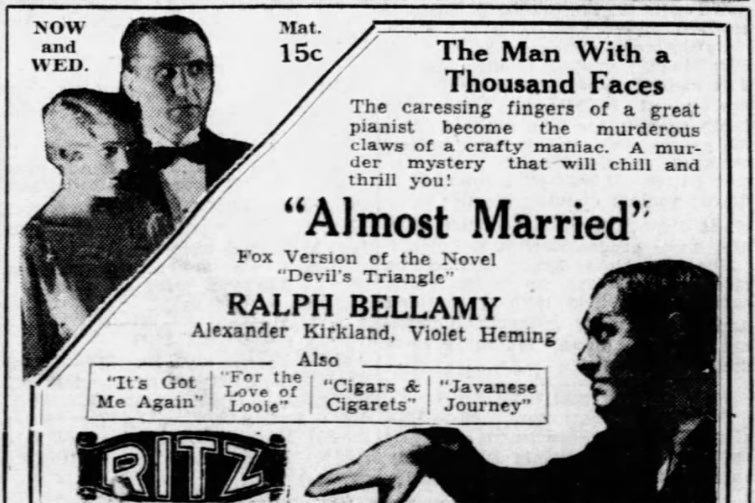 An ad for Almost Married.
