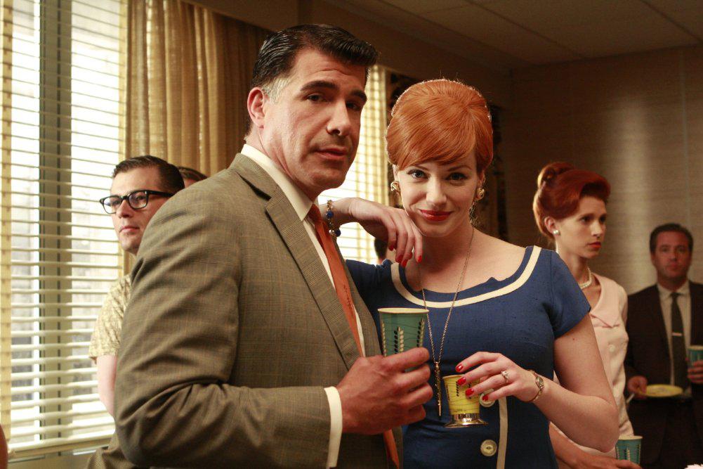 Sal and Joan in Mad Men