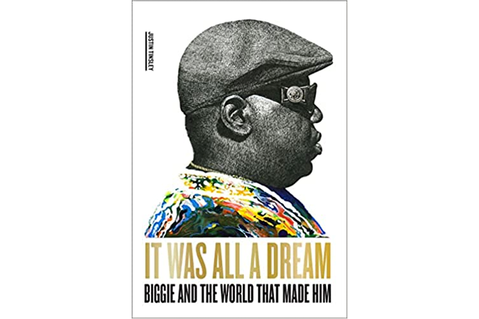 Book cover depicting Biggie in profile
