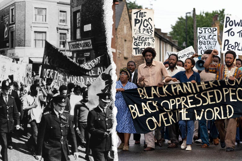 The protest on Aug. 9, 1970, and as depicted in the film.