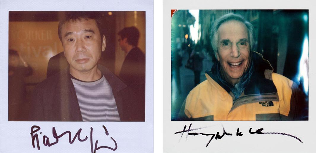 Left: Haruki Murakami Right: Henry Winkler