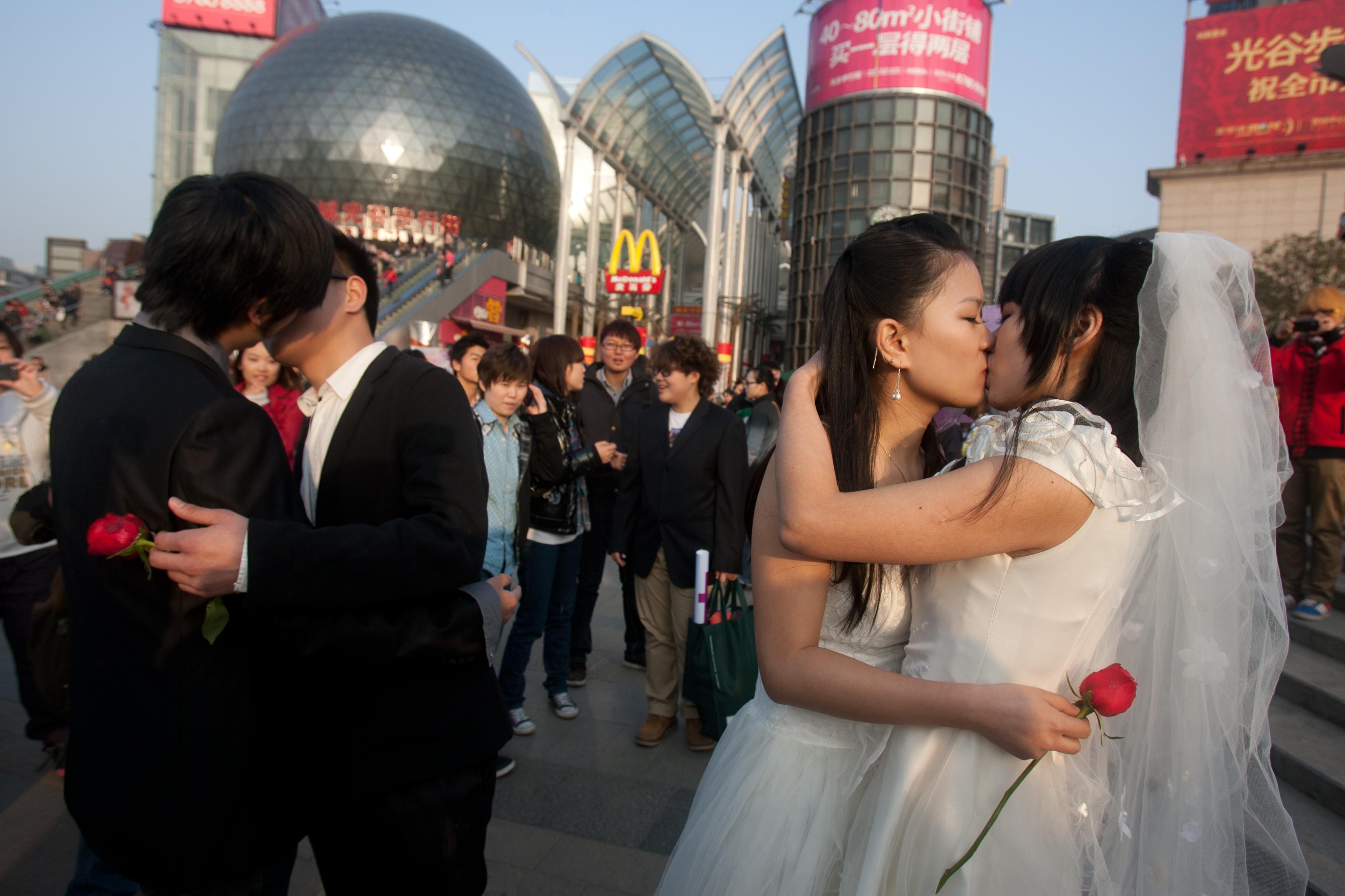 Chinese court accepts same-sex lawsuit on gay marriage rights.