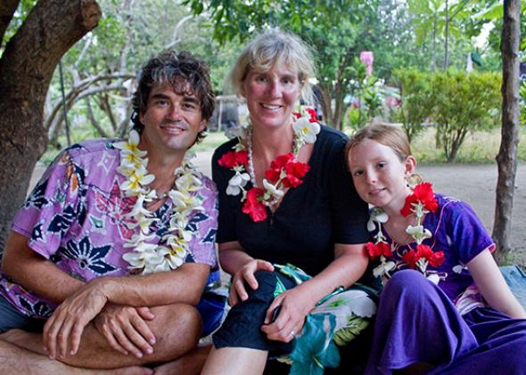 Diane's family in Fiji.