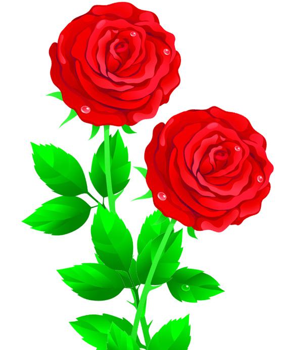 A digital rose