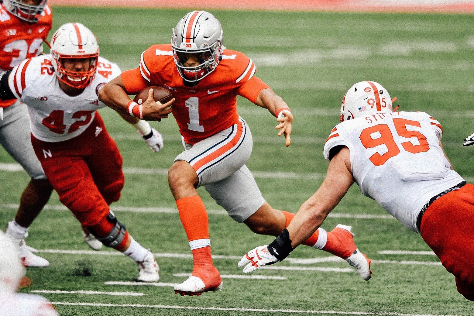 justin fields draft night