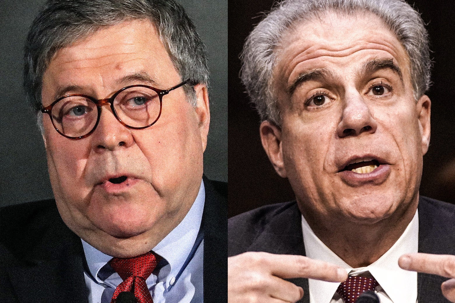 Side by side images of Barr and Horowitz