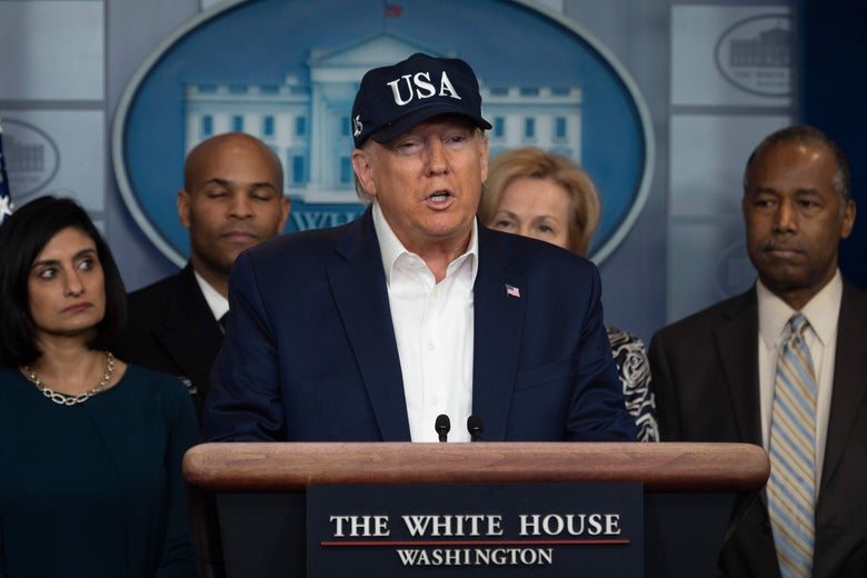 Trump Says He Got Tested As Pence Announces Travel Restrictions To The U K And Ireland