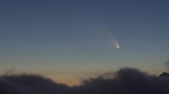 Christoph Malin shot of Comet Pan-STARRS