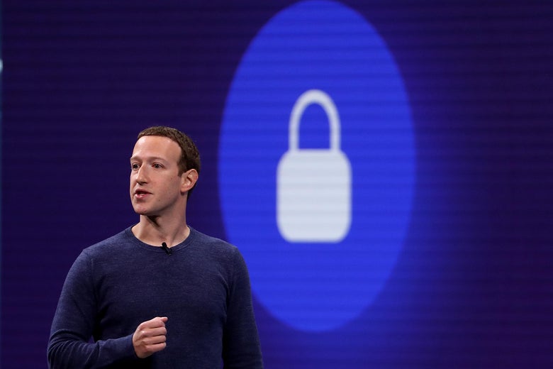 SAN JOSE, CA - MAY 01:  Facebook CEO Mark Zuckerberg speaks during the F8 Facebook Developers conference on May 1, 2018 in San Jose, California. Facebook CEO Mark Zuckerberg delivered the opening keynote to the FB Developer conference that runs through May 2.  (Photo by Justin Sullivan/Getty Images)