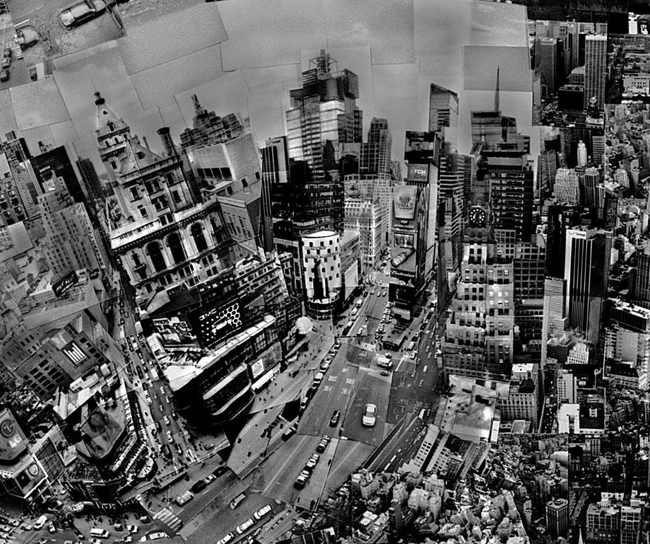 New York (detail), from the series "Diorama Maps," 2006, light jet print.