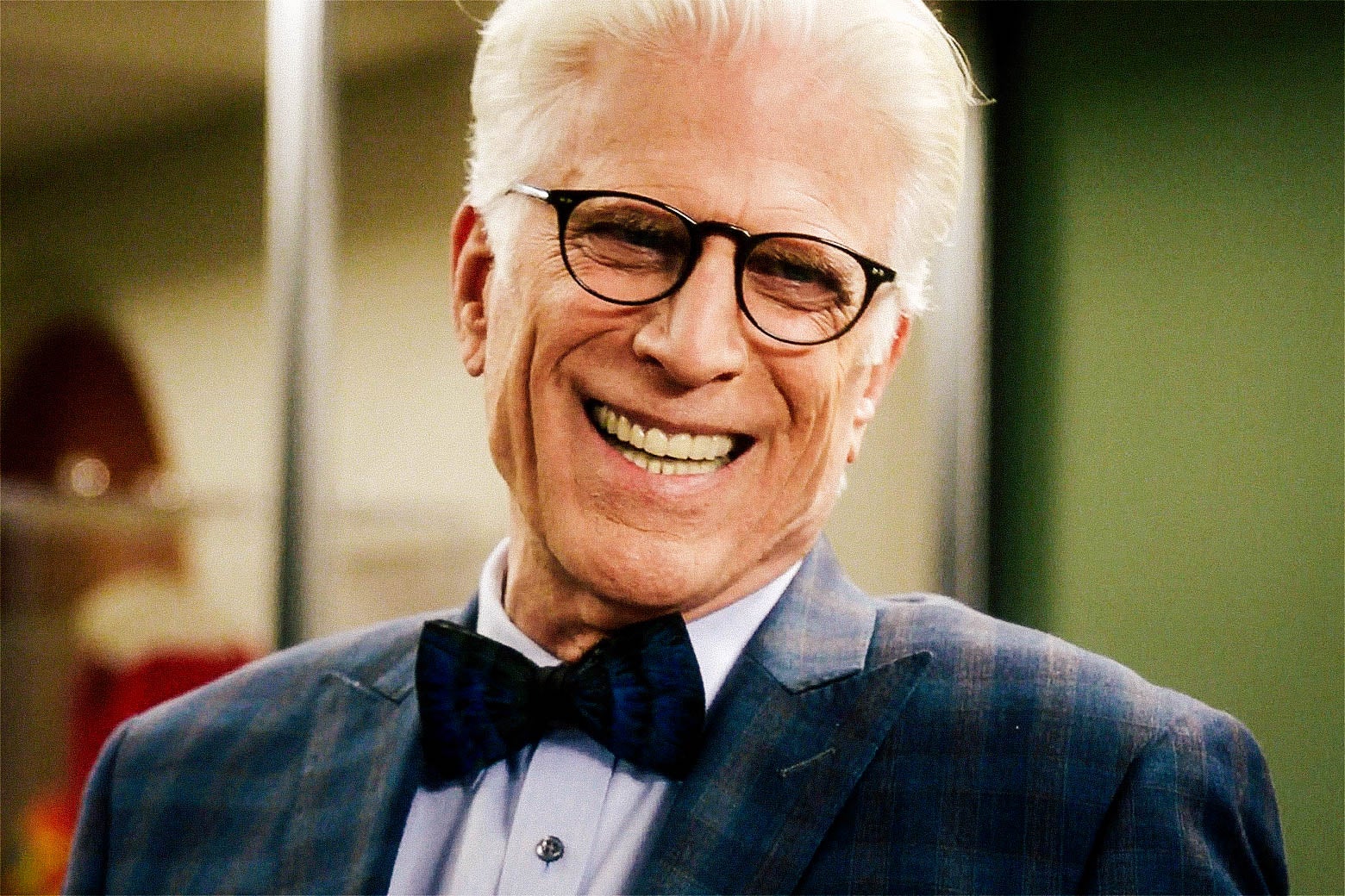 Ted Danson smiles in The Good Place.