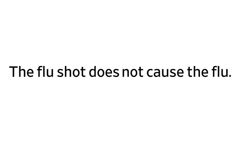 the flu shot does not cause the flu / the flu shot does cause the flu