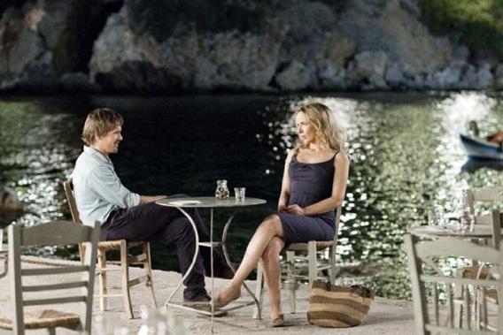 Ethan Hawke and Julie Delpy in Before Midnight.