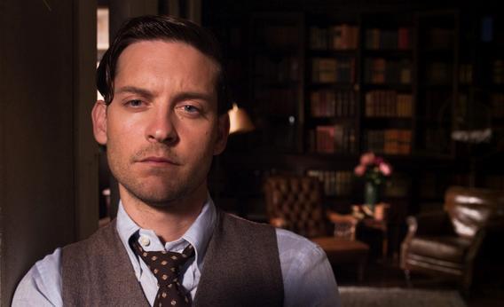 Tobey Maguire as Nick Carraway in The Great Gatsby.