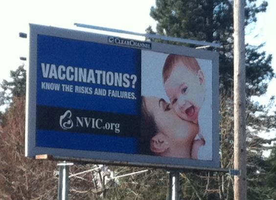 Antivax billboard