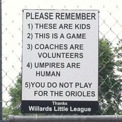 Baseball dad: A sign that perfectly captures the loutish behavior of ...