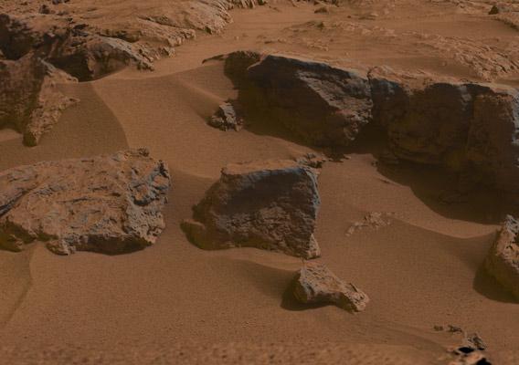 Curiosity rover picture of Mars
