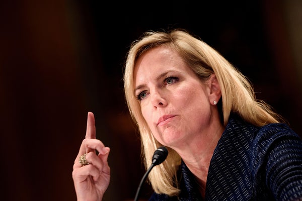 Memo: Kirstjen Nielsen lied to Congress about family separation.