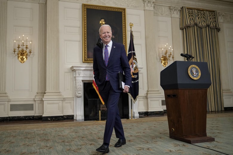 Joe Biden chose a good time to become president.