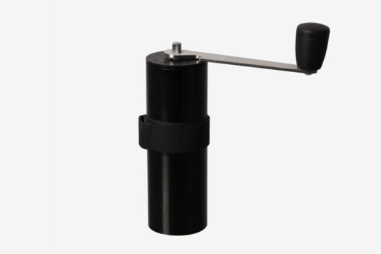 Knock Aergrind hand grinder.