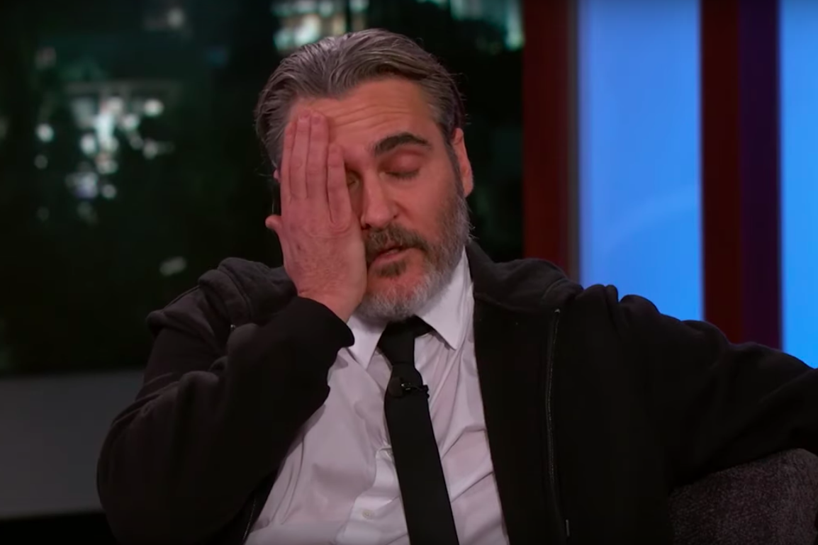 Joaquin Phoenix Letterman