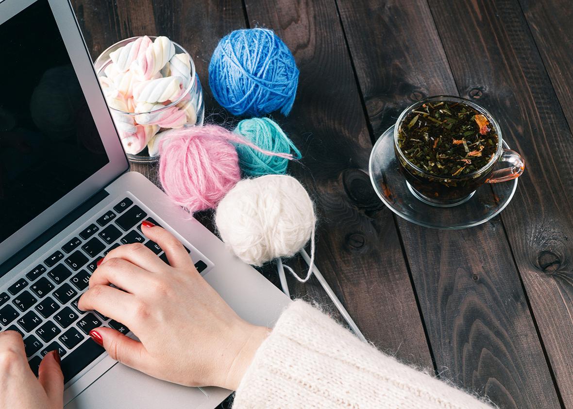 knitting computer. 