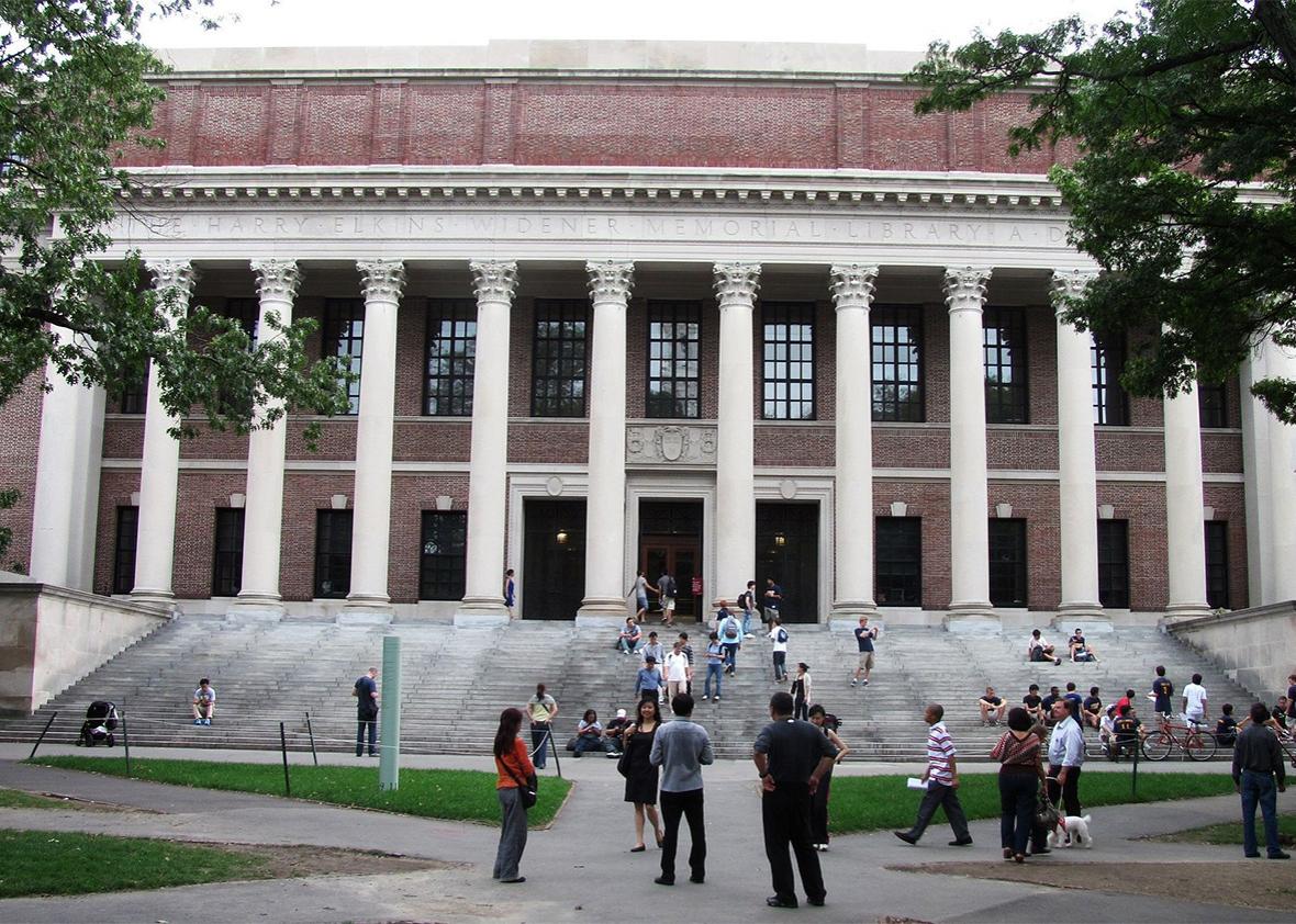 Widener Library, Harvard University.