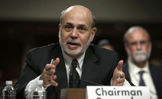 Ben Bernanke testifies during a hearing before the Joint Economic Committee, May 22, 2013, on Capitol Hill in Washington.