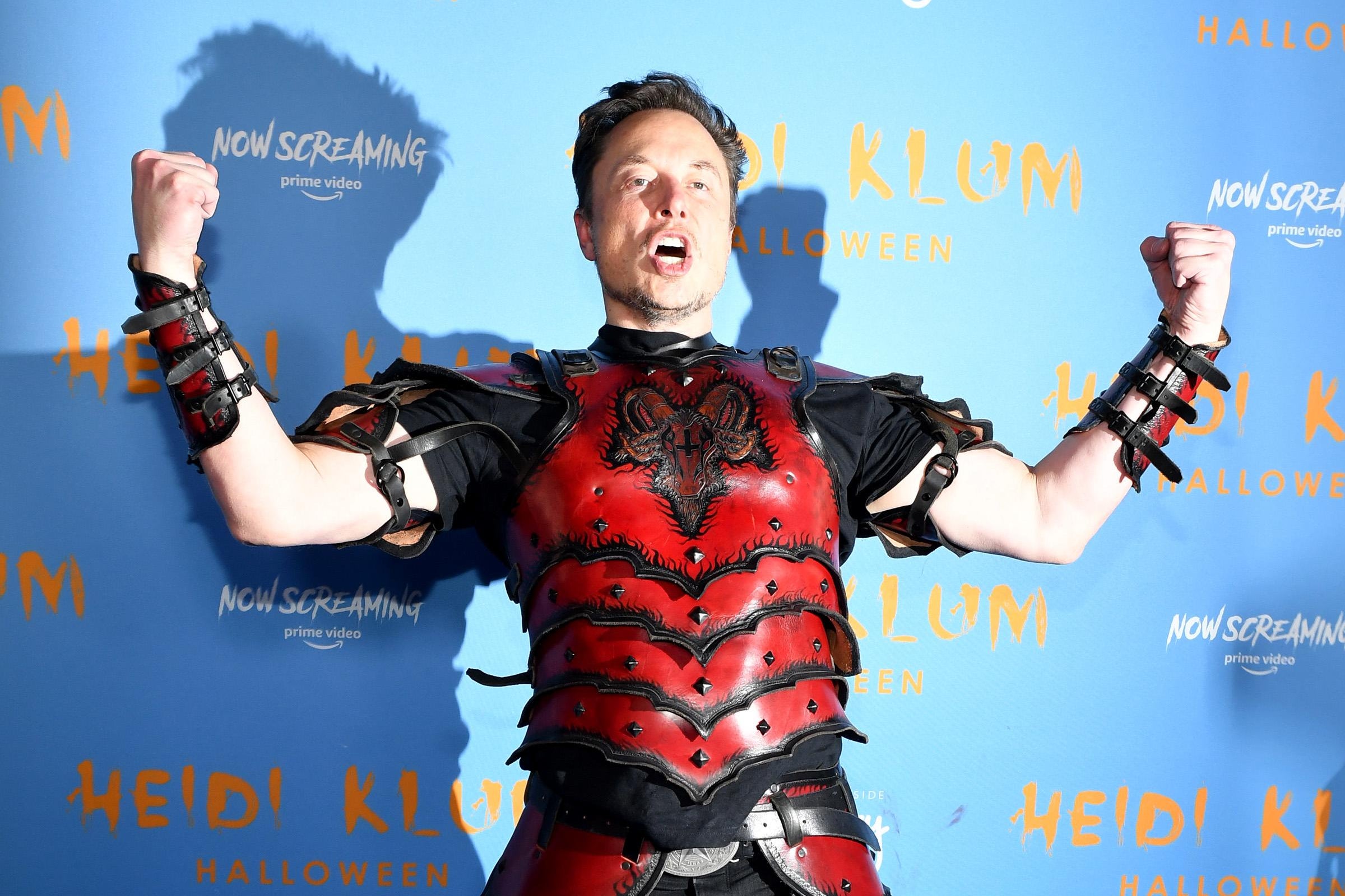 NEW YORK, NEW YORK - OCTOBER 31: Elon Musk attends Heidi Klum's 21st Annual Halloween Party presented by Now Screaming x Prime Video and Baileys Irish Cream Liqueur at Sake No Hana at Moxy Lower East Side on October 31, 2022 in New York City. (Photo by Noam Galai/Getty Images for Heidi Klum)