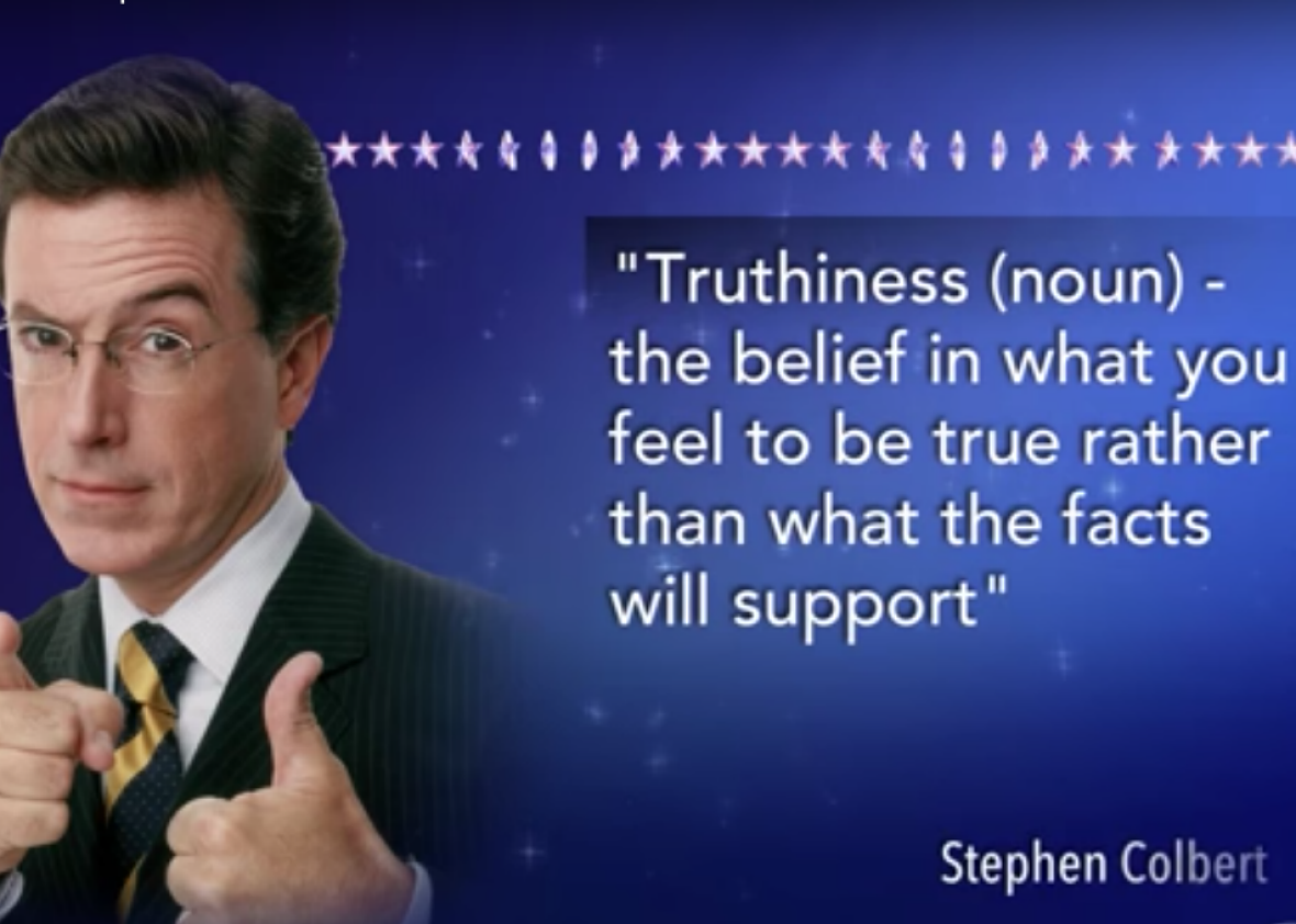 Image result for truthiness colbert