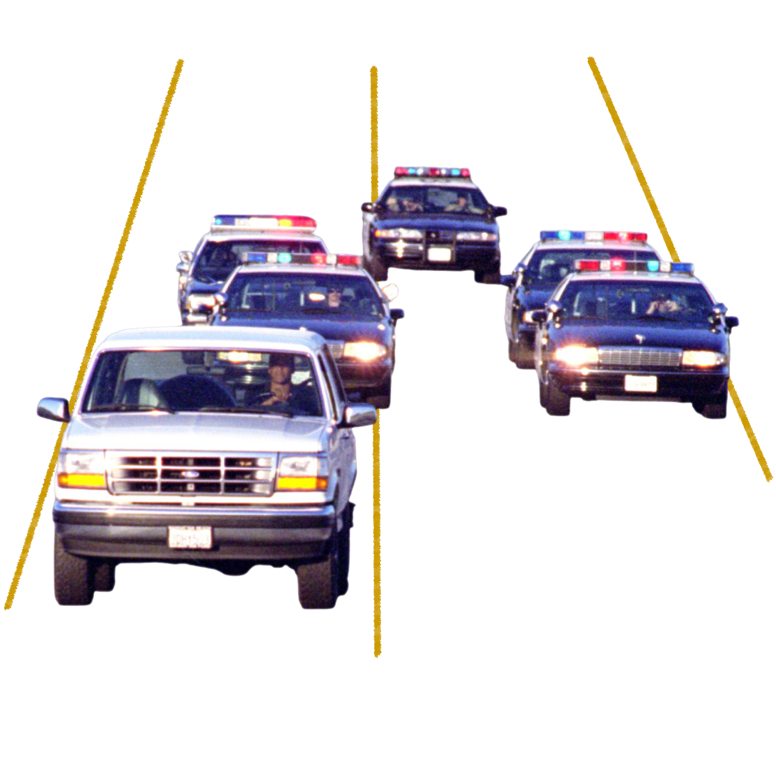 The famous car chase.