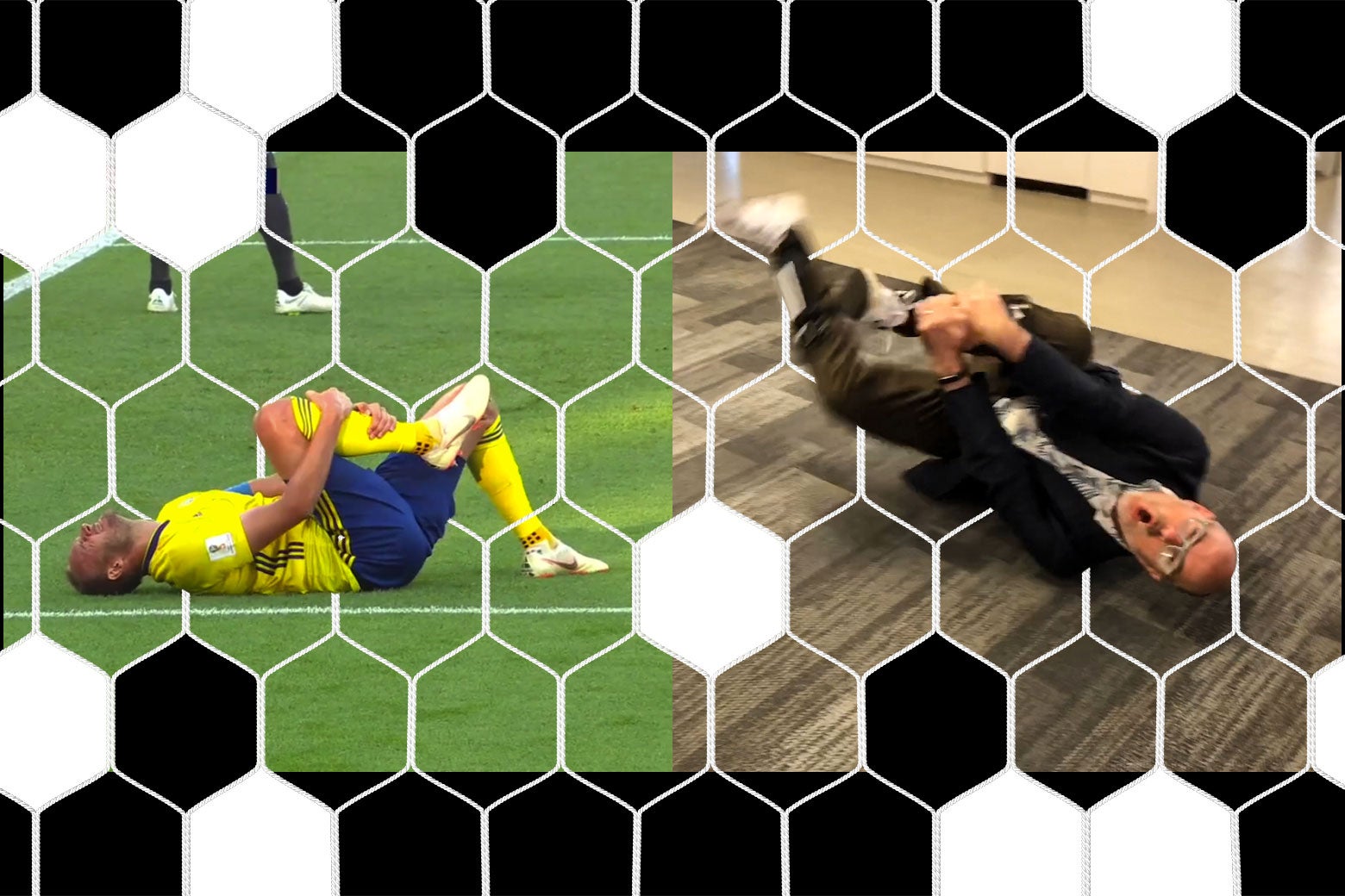 Soccer players fake shin injuries but shinguards actually work.