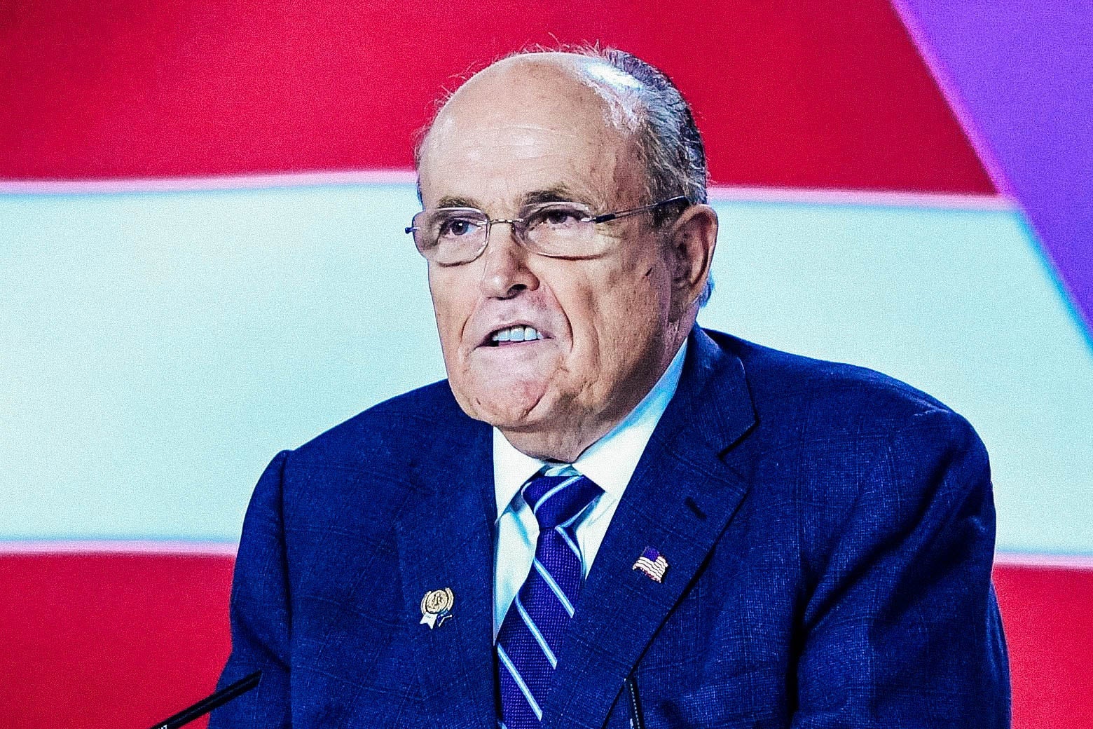 Giuliani speaking.