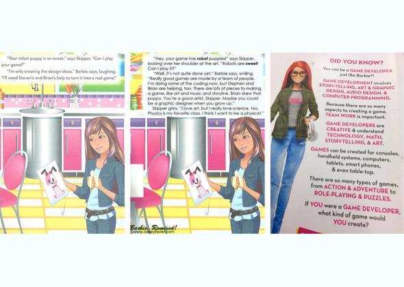 raket Slået lastbil storhedsvanvid Mattel's Game Developer Barbie is fantastic.