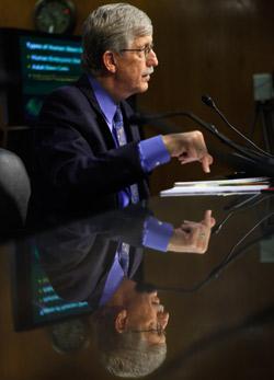 National Institutes of Health Director Francis Collins testifies.