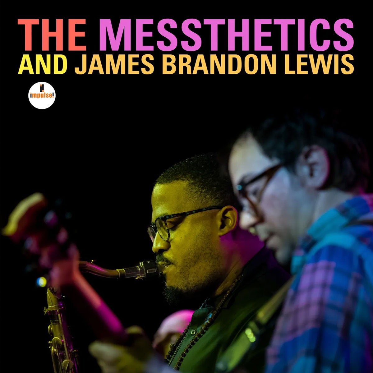 The cover of The Messthetics and James Brandon Lewis.