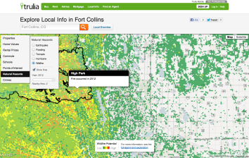 Trulia natural hazard maps