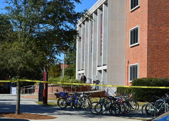 Florida State University shooting crime scene