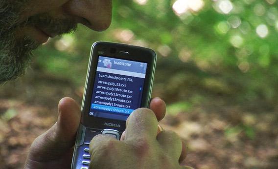 Blind hiker Mike Hanson customized his own GPS technology to help him on his trek